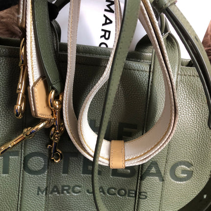Preloved Marc Jacobs the medium leather tote bag in Green