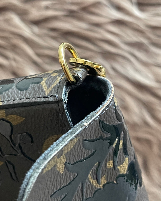 Preloved Authentic LV Félicie Pochette – Limited Edition Floral Jacquard Canvas