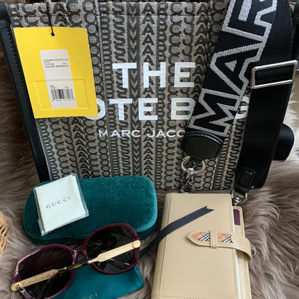 Gucci Burgundy/Black GG00765 Butterfly Sunglasses