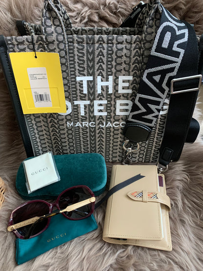 Gucci Burgundy/Black GG00765 Butterfly Sunglasses