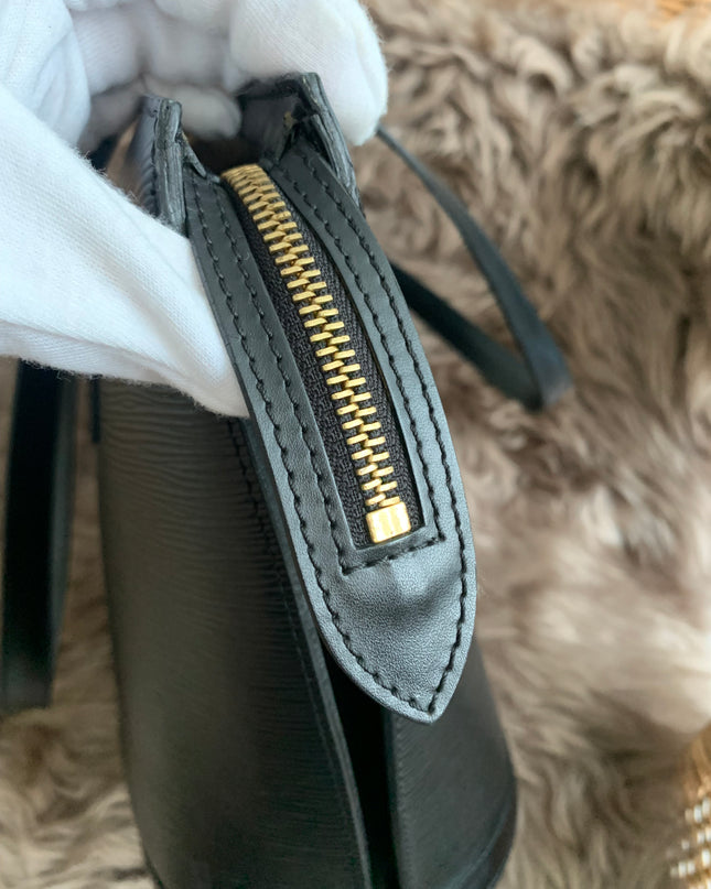 Louis Vuitton Black Epi Leather Saint Jacques PM Tote