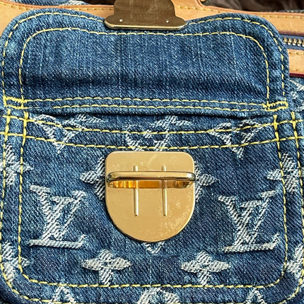 Preloved Authentic Louis Vuitton Neo Speedy Monogram Denim Handbag