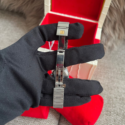 Preloved Authentic Omega Constellation Mini Cindy Crawford Orange Dial Ladies Watch