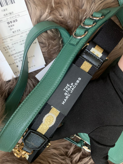 Marc Jacobs The Softshot 21 in cucumber green leather silver-tone hardware