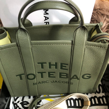 Preloved Marc Jacobs the medium leather tote bag in Green