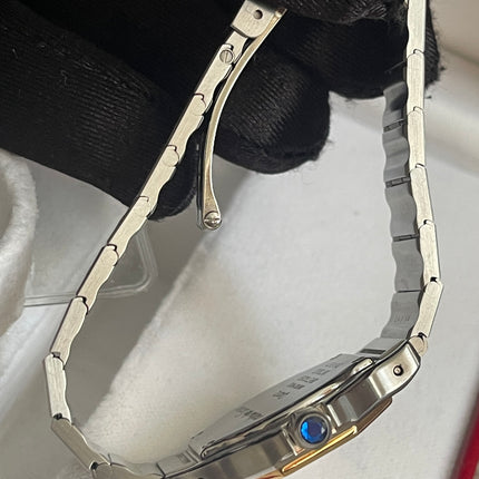 Preloved Authentic Cartier Santos Octagon — Two-Tone Steel & 18k Gold