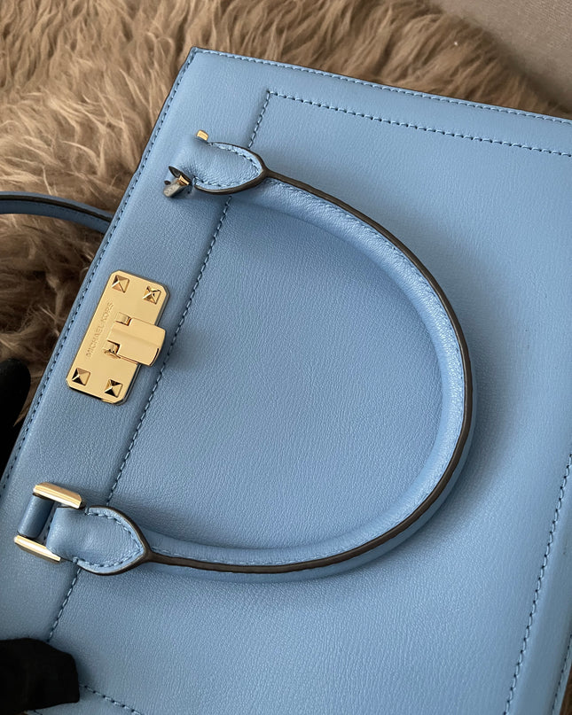 Preloved Authentic Michael Kors Kinsley Accordion Satchel
