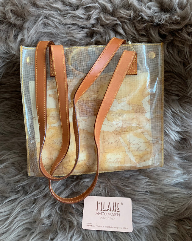 Alviero Prima Classe Small Clear Tote Bag