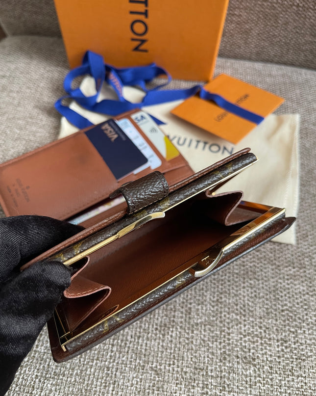 Preloved Authentic Louis Vuitton Monogram French Purse Wallet