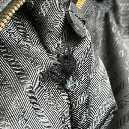 Preloved Authentic Prada Quilted Nylon Tessuto Bomber Bag – Black
