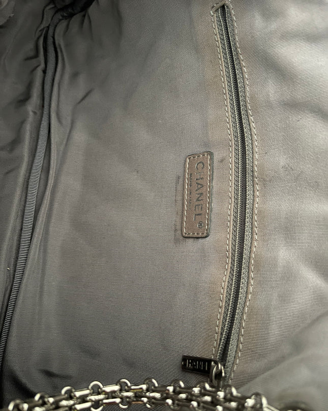 Preloved Authentic Chanel Reissue Camera Bag with silver-tone chain straps
