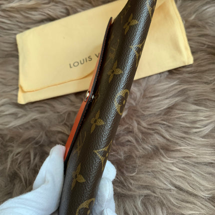 Louis Vuitton Monogram Orange Marie-Lou Wallet