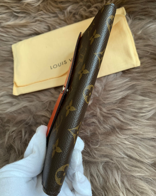 Louis Vuitton Monogram Orange Marie-Lou Wallet
