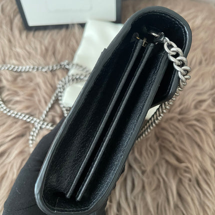 Preloved Authentic Gucci Dionysus Web Chain Wallet Leather Small crossbody bag