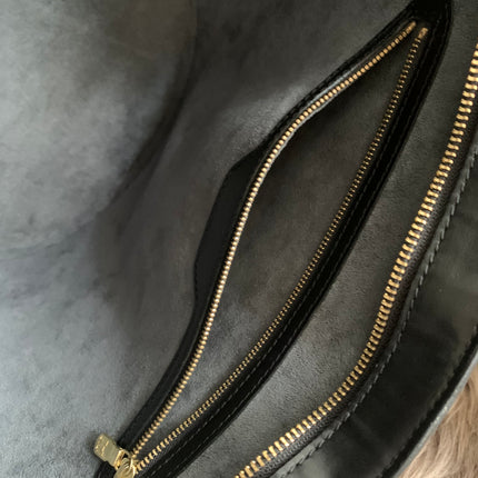 Louis Vuitton Black Epi Leather Saint Jacques PM Tote