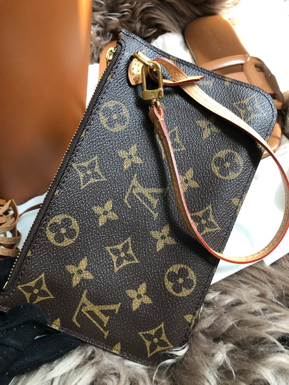 Preloved Louis Vuitton Monogram Neverfull Pouch