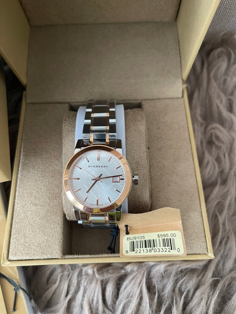 Preloved Authentic Rank N Burberry The City BU9105 Swiss Quartz Watch (34 mm)