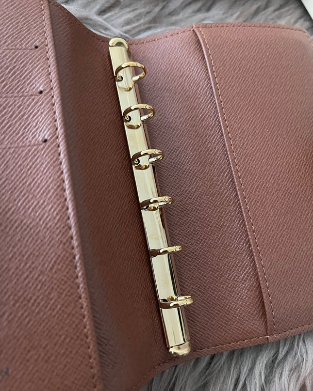 Preloved Authentic Louis Vuitton Agenda PM notebook cover monogram