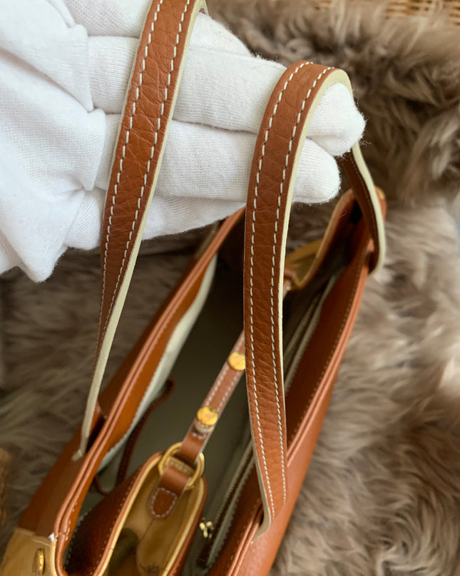Alviero Prima Classe Leather Tote Bag