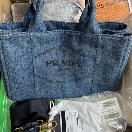 Price Drop! Preloved Prada 2000-2020 Canapa Denim
