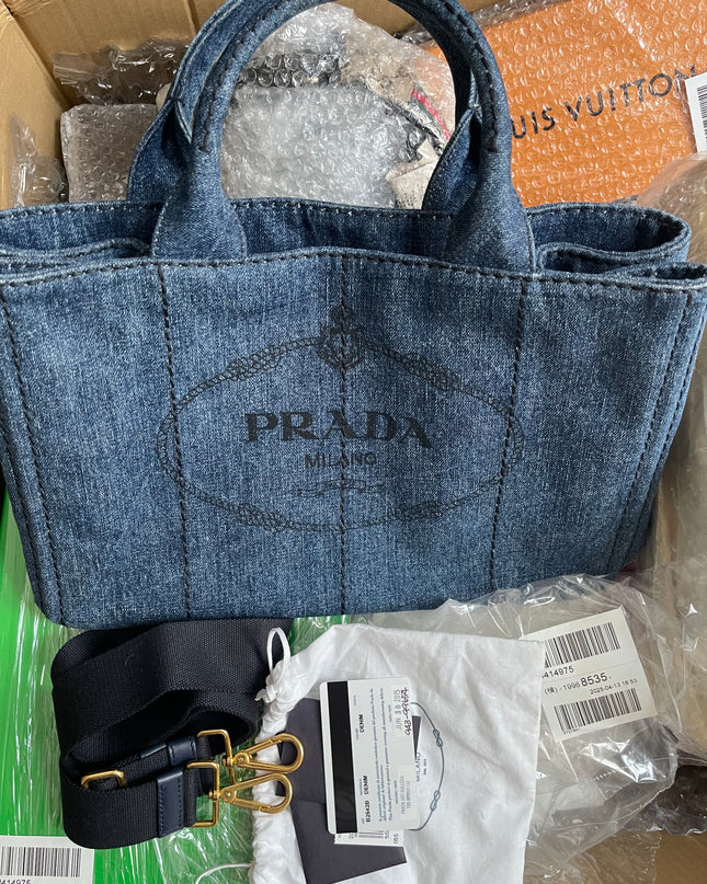 Price Drop! Preloved Prada 2000-2020 Canapa Denim