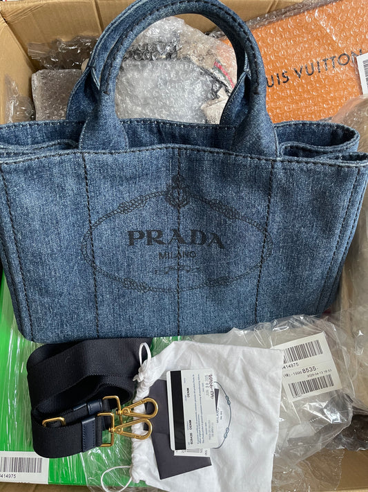 Price Drop! Preloved Prada 2000-2020 Canapa Denim