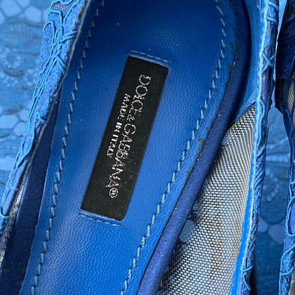 Preloved Authentic Dolce&Gabbana Lace rainbow pumps SZ36