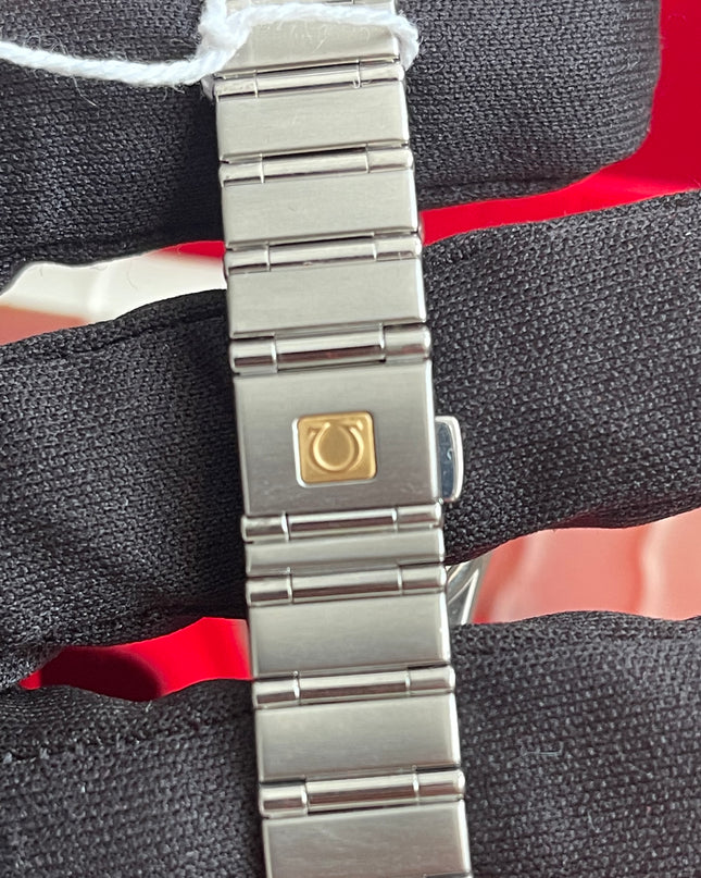 Preloved Authentic Omega Constellation Mini Cindy Crawford Orange Dial Ladies Watch