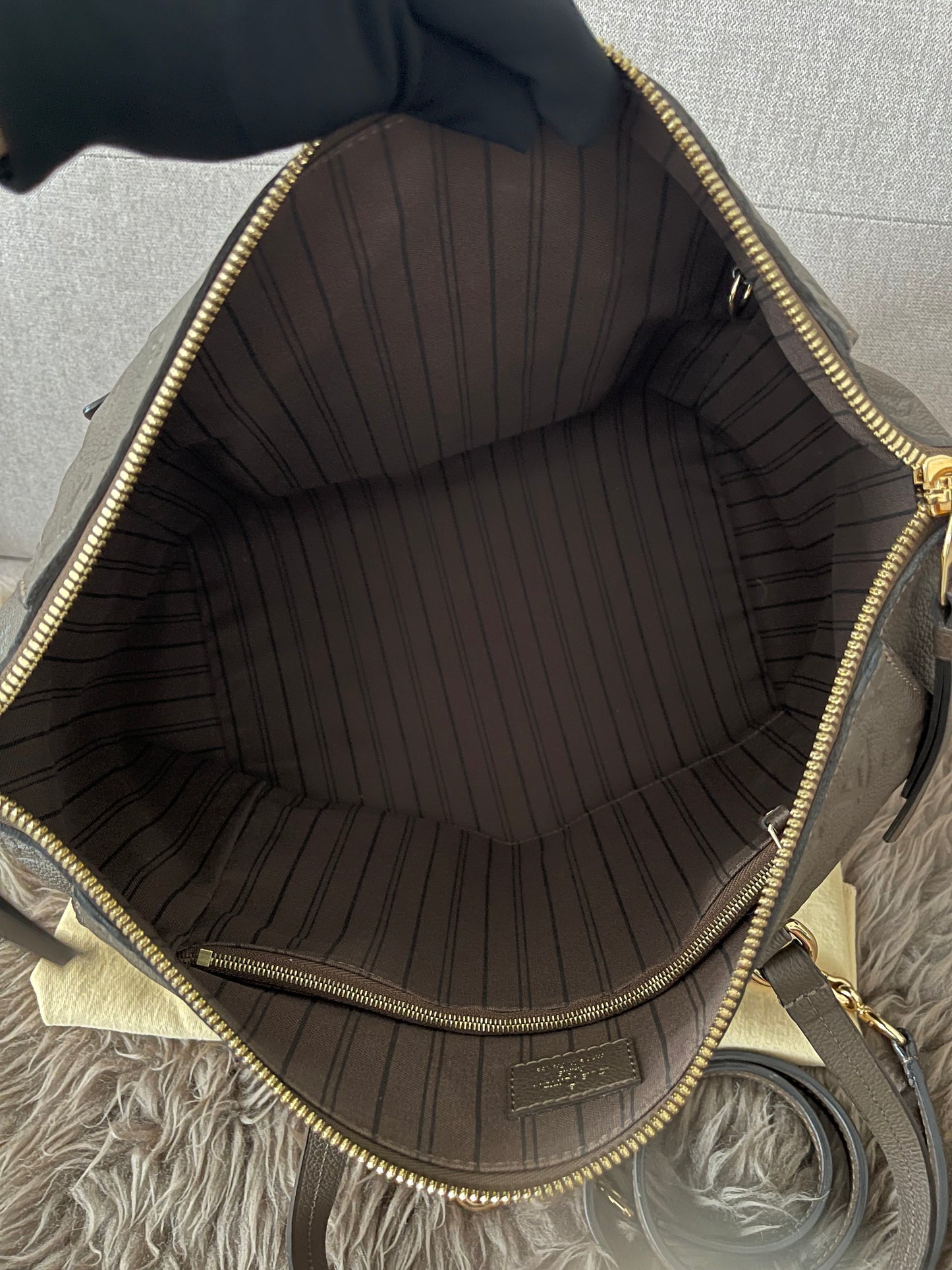 Preloved Authentic Louis Vuitton Ombre Monogram Empreinte Leather Lumineuse PM Bag