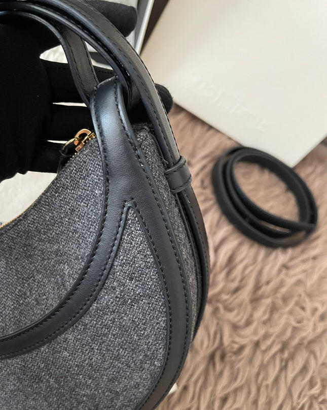 Preloved Authentic Polène Numéro Dix Grained Black Edition Calfskin
