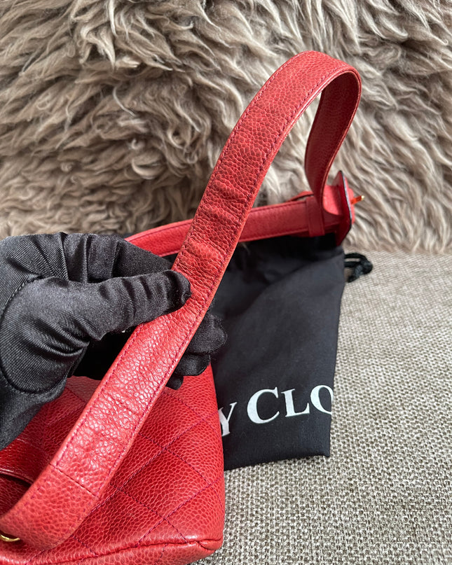 Preloved Authentic Chanel Vintage Quilted Waist Bag