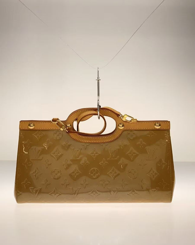 Preloved Authentiv Rank A- LOUIS VUITTON Roxbury Drive_Monogram Vernis/Enamel/BEG