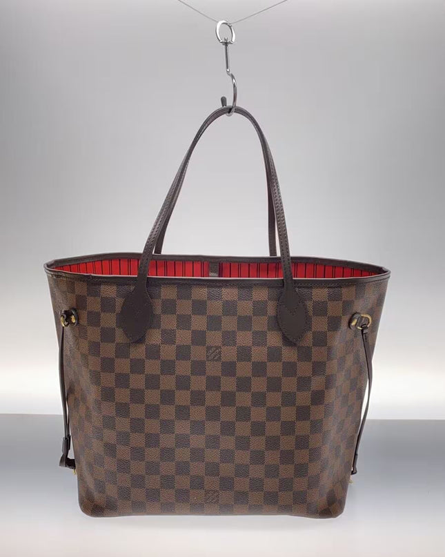 Preloved Authentic LOUIS VUITTON 2) Neverfull MM_Damier Ebene
