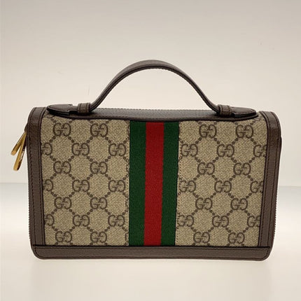 Preloved Authentic Rank A Gucci Ophidia GG travel case
