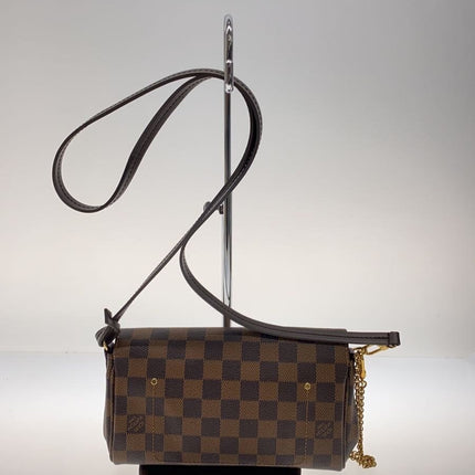 Preloved Authentic LOUIS VUITTON Favorite MM_Damier Ebene_BRW/PVC/