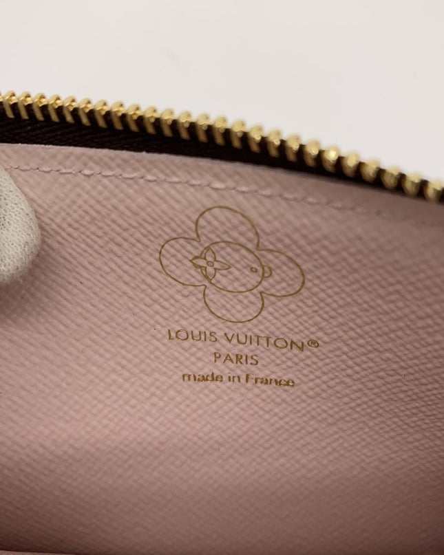 Preloved Authentic LOUIS VUITTON Card Case/PVC/Brown/All-over Pattern/Women's/M15333
