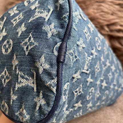 Preloved Authentic Louis Vuitton Neo Speedy Monogram Denim Handbag