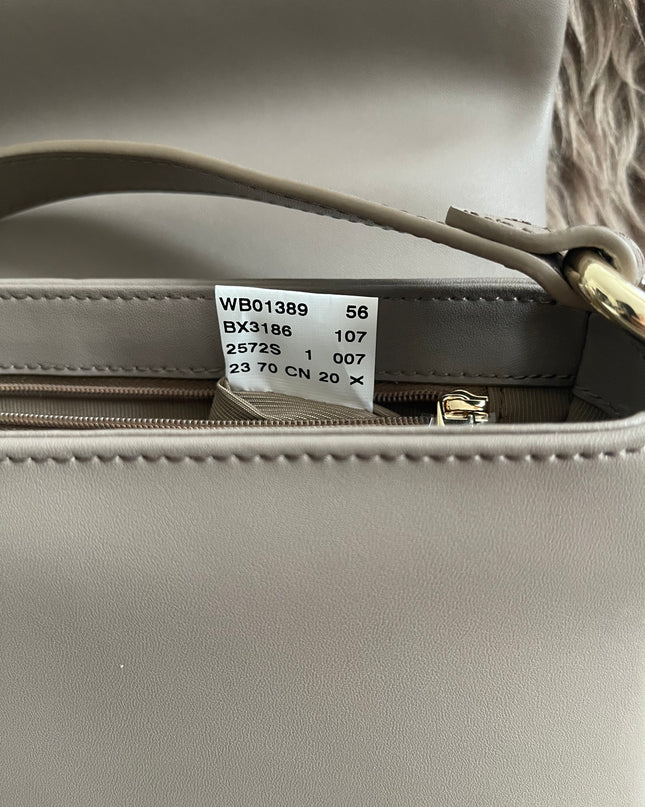 Preloved Authentic Furla Artemis S Shoulder Bag in Stucco Gray