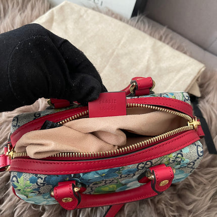 Preloved Authentic Gucci GG Blooms Mini Boston Bag
