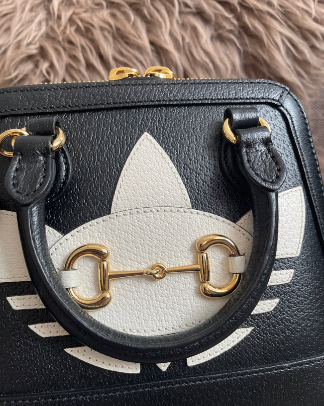 Preloved Authentic Gucci x Adidas Horsebit 1955 Mini Bag
