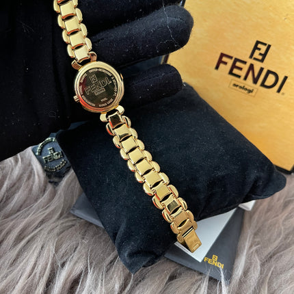 Preloved Authentic Fendi Mother of Pearl Gold Watch