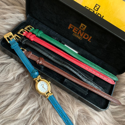 FENDI Chameleon Changeable Belt Watch 5Colors
