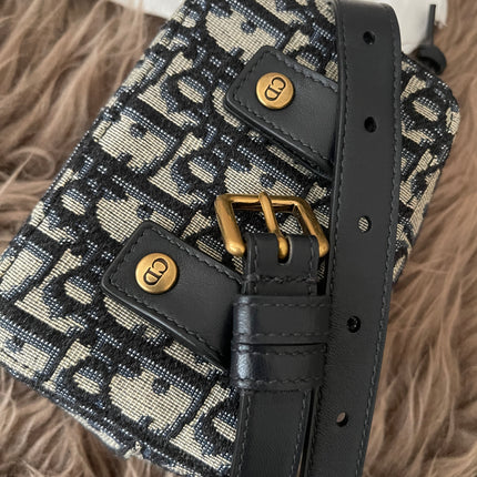 Preloved Authentic Dior Oblique belt pouch