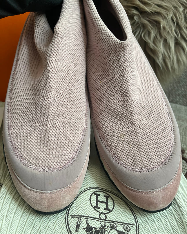 Preloved Authentic Hermes Brides de Gala Sneaker Rose Pink EU 37.5