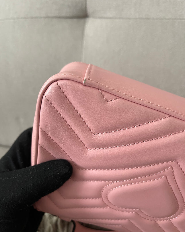 Preloved Authentic GUCCI GG Marmont mini top handle bag