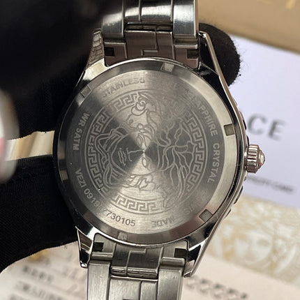 Preloved Authentic Versace Hellenyium Automatic watch with a grey dial