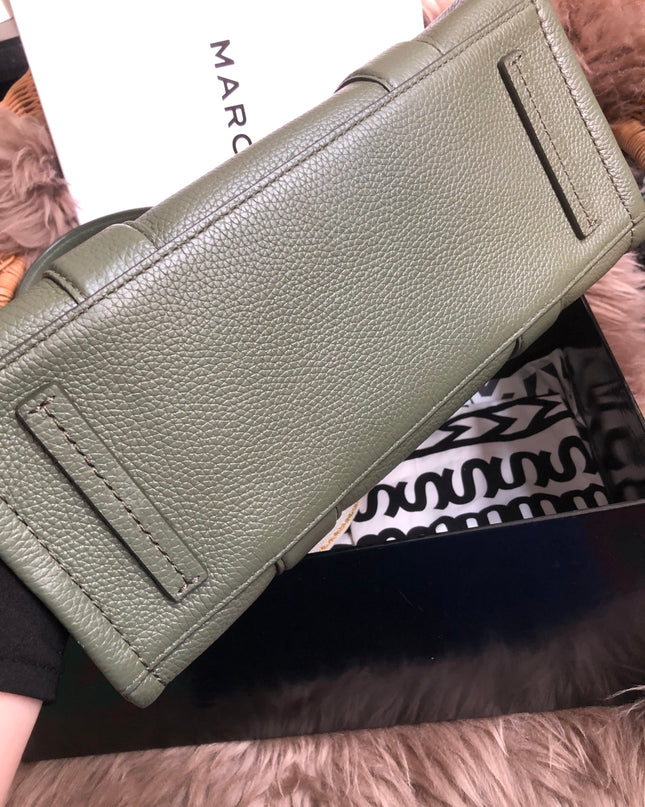 Preloved Marc Jacobs the medium leather tote bag in Green