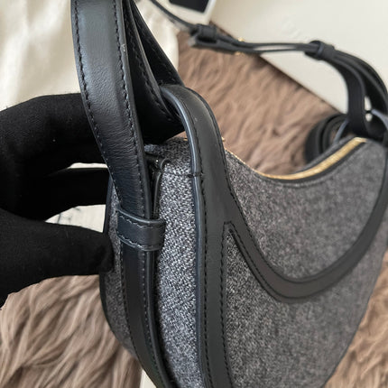 Preloved Authentic Polène Numéro Dix Grained Black Edition Calfskin