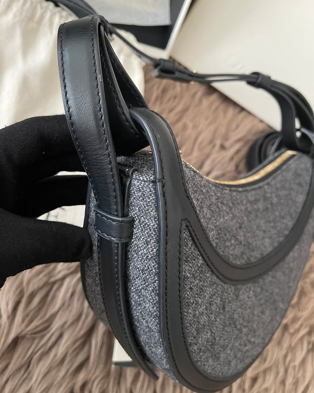 Preloved Authentic Polène Numéro Dix Grained Black Edition Calfskin