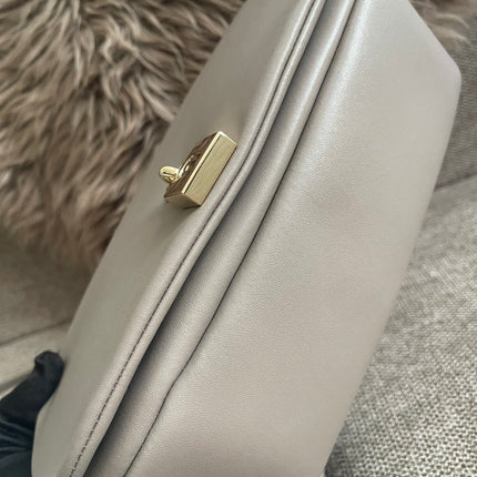 Preloved Authentic Furla Artemis S Shoulder Bag in Stucco Gray